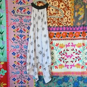 FREE PEOPLE Lavender Starburst Halter Top(small flaw)